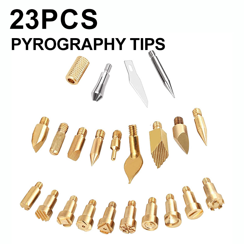 Workshop Tools For Carpentry - 23 pontas de pirografia dos pces,