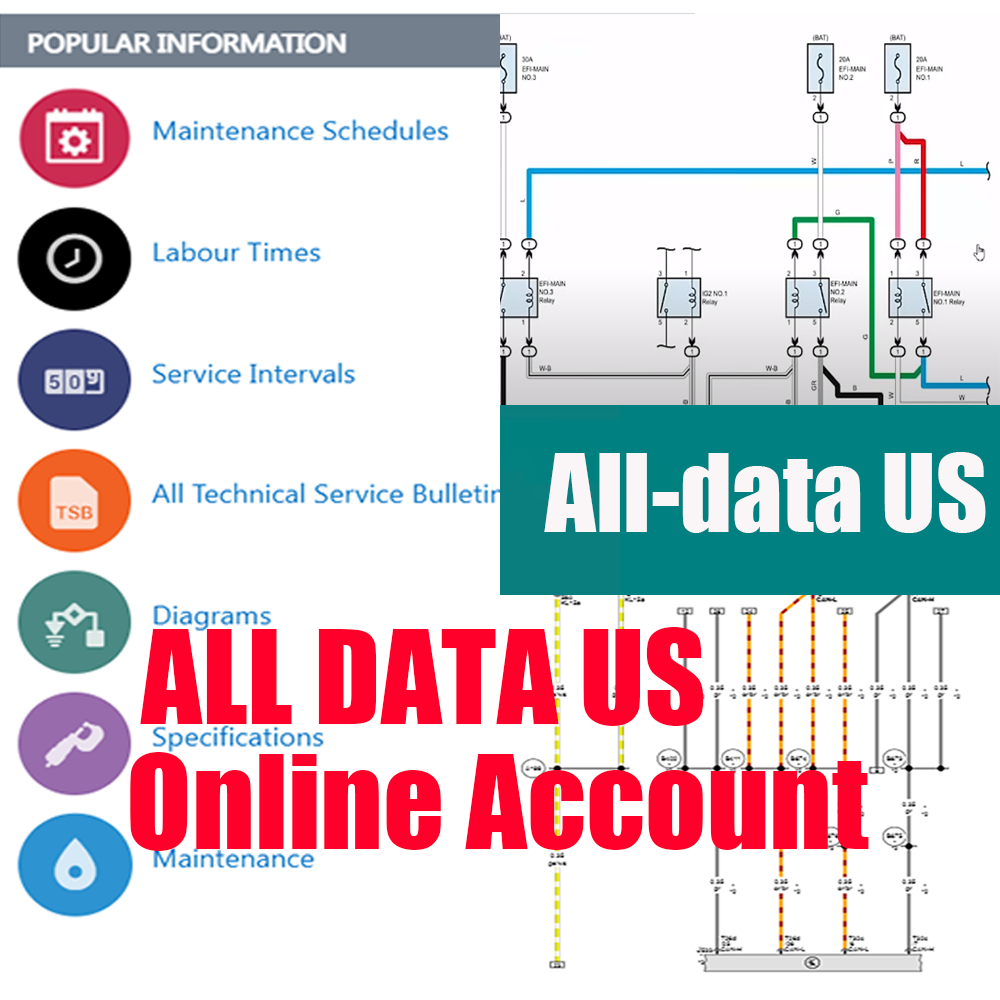 Workshop Tools Diagram - Software de Reparo Automotivo Alldata US