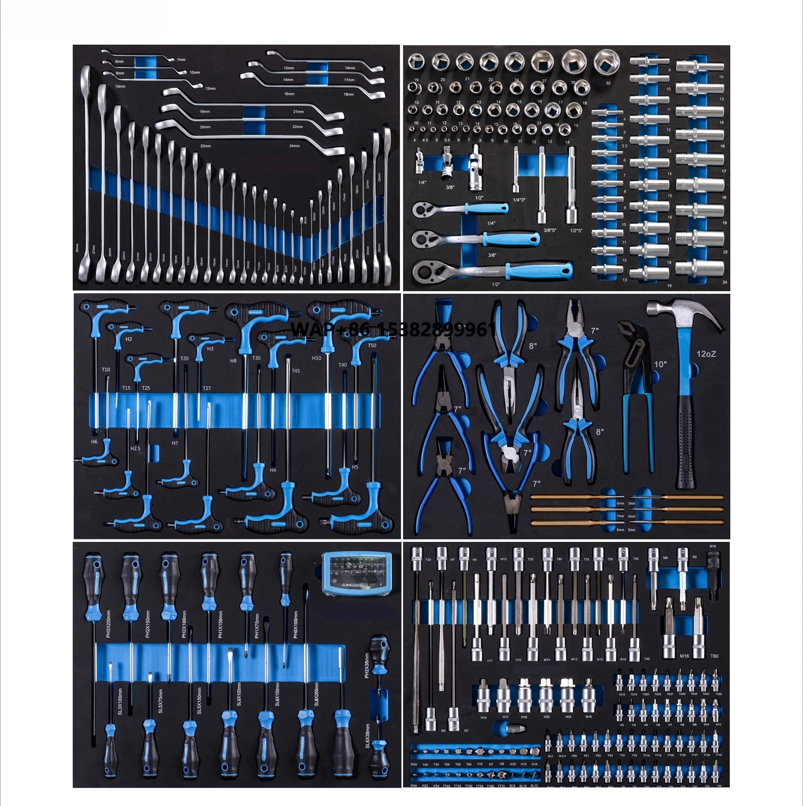 Workshop Tools In Ship - Conjunto Profissional de Ferramentas Manuais para