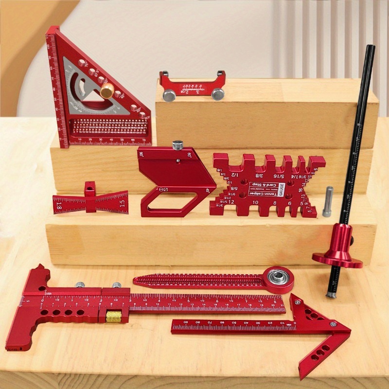Workshop Joinery Tools - Conjunto de Esquadros para Carpinteiro, Ferramentas