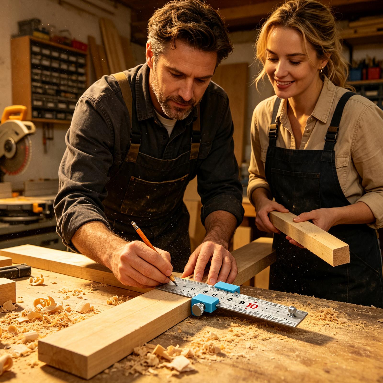 Workshop Tools For Carpentry - Ferramentas de Carpintaria: Régua de Medição