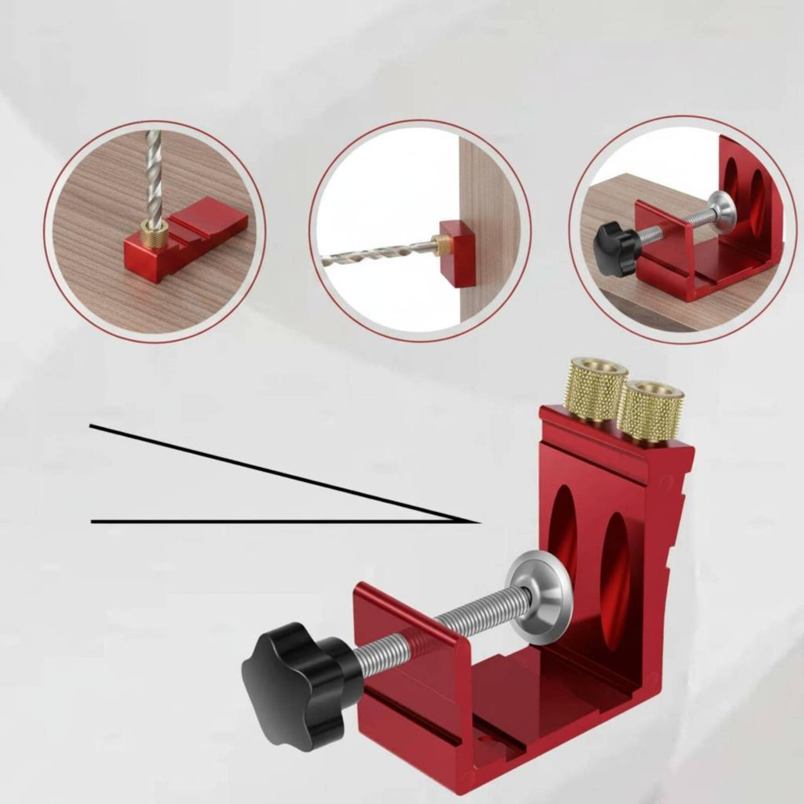 Guia de Perfuração com Ângulo  - Workshop Joinery Tools avaliação e preço