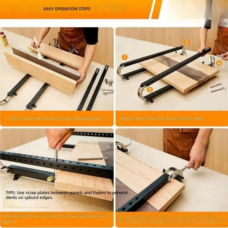 Conjunto de 2 Grampos Paralelo - Workshop Joinery Tools avaliação e preço