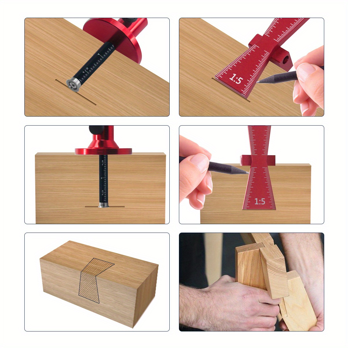 Cortador de roda de rolamento  - Dovetail Marking Guide avaliação e preço