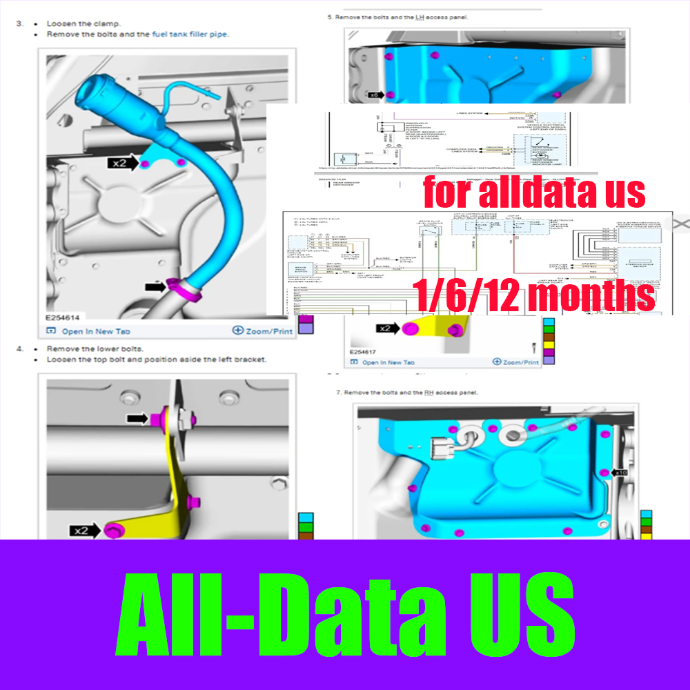 Novo Conta Online para Alldata - Workshop Tools Diagram avaliação e preço